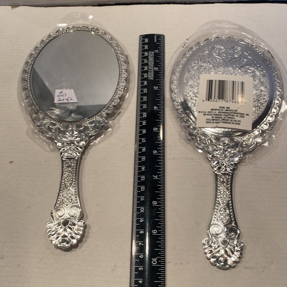 NWT Bundle of 2 Silvertone Hand Mirrors - Picture 5 of 5